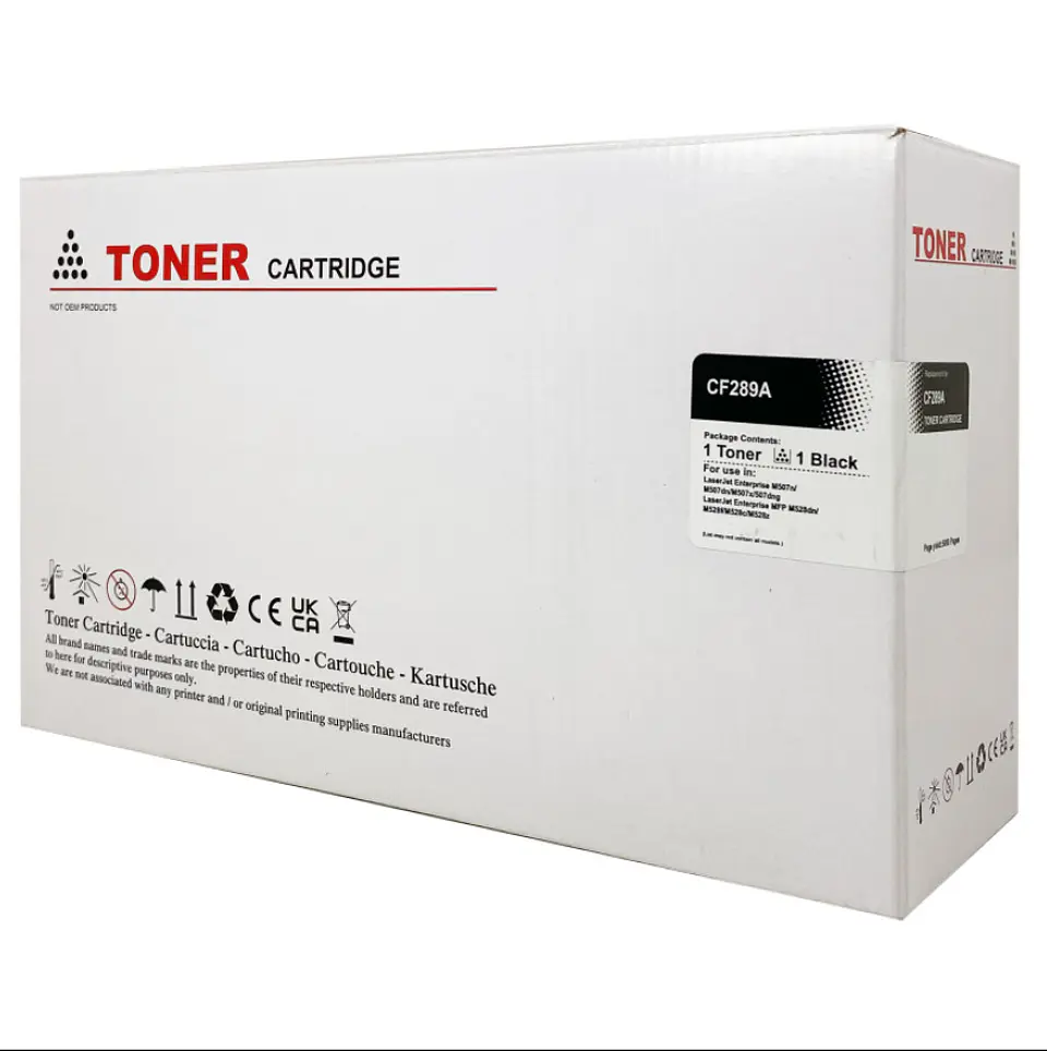 Toner Para Hp 89a Cf289a Sin Chip Enterprise M507 Mfp M528 1