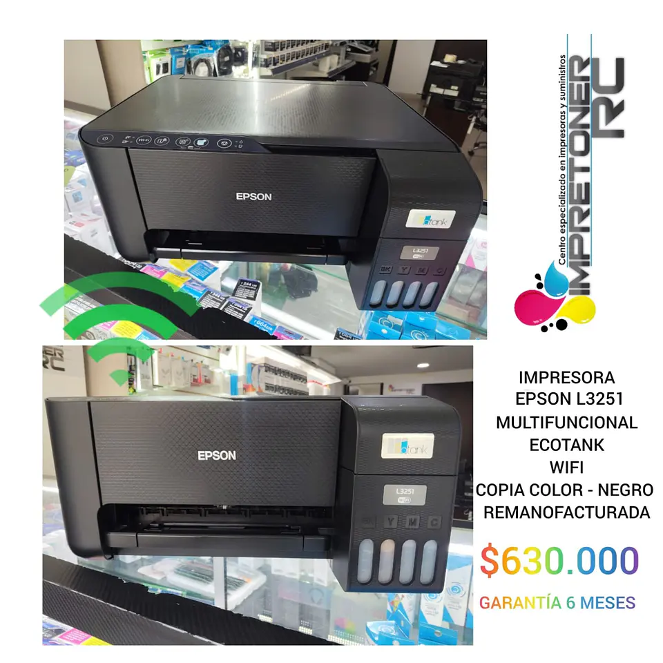 Impresora epson l3251 ,multifuncional,escaner,impresora,wifi,garantia 1 año 1