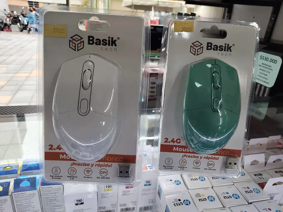 mouse inalambrico marca basik 1
