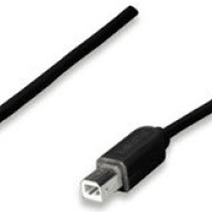 Cable USB A a B (342650) Negro/Blanco, Economico 1.8 M