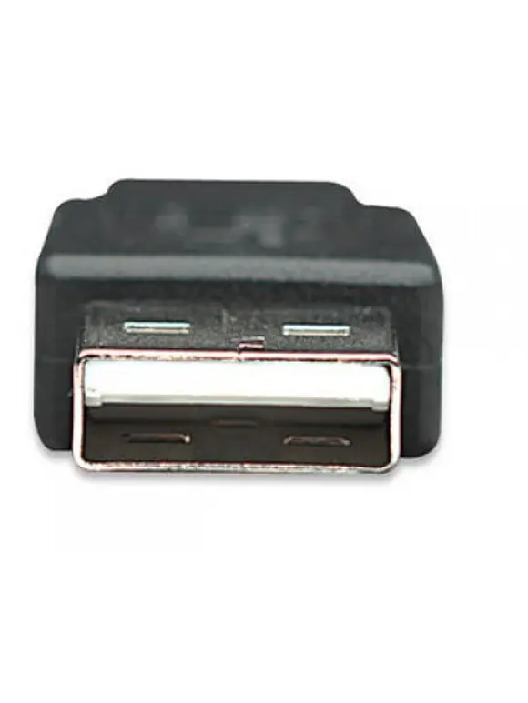 Cable USB - Micro B - Micro USB MANHATTAN, 1,8 m, USB A, Micro-USB B, Macho/Macho, Negro 2