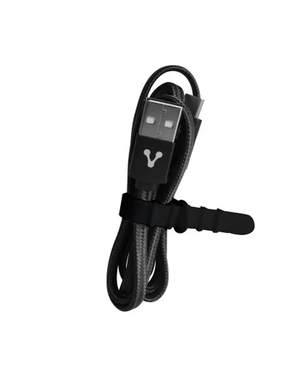 Cable USB Tipo C VORAGO CAB-123 1 mt Carga Rápida, USB, USB C, Macho/Macho, 1 m, Negro 2