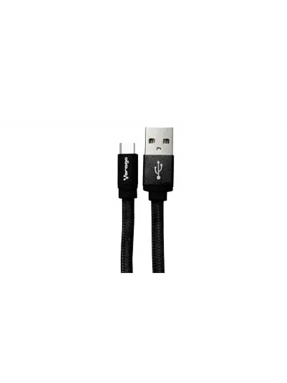 Cable USB Tipo C VORAGO CAB-123 1 mt Carga Rápida, USB, USB C, Macho/Macho, 1 m, Negro 3
