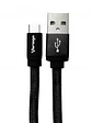 Cable USB Tipo C VORAGO CAB-123 1 mt Carga Rápida, USB, USB C, Macho/Macho, 1 m, Negro - Miniatura 3
