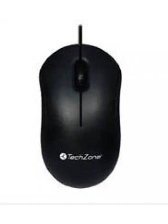 Mouse TECHZONE TZMOU01, Negro, Óptico, 1000 DPI 2