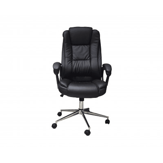 Silla Ejecutiva Naceb Technology Negro NA-0930N, Ejecutiva, Asiento acolchado, Negro, Vinipiel