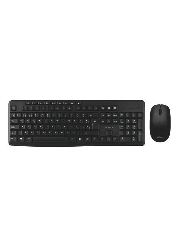 Kit de Teclado y Mouse Acteck MK450, Inalámbrico, Negro 1