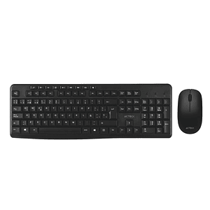 Kit de Teclado y Mouse Acteck MK450, Inalámbrico, Negro
