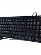 Kit de teclado y mouse VORAGO KM-104, Estándar, 105 teclas, Negro,  - Miniatura 3
