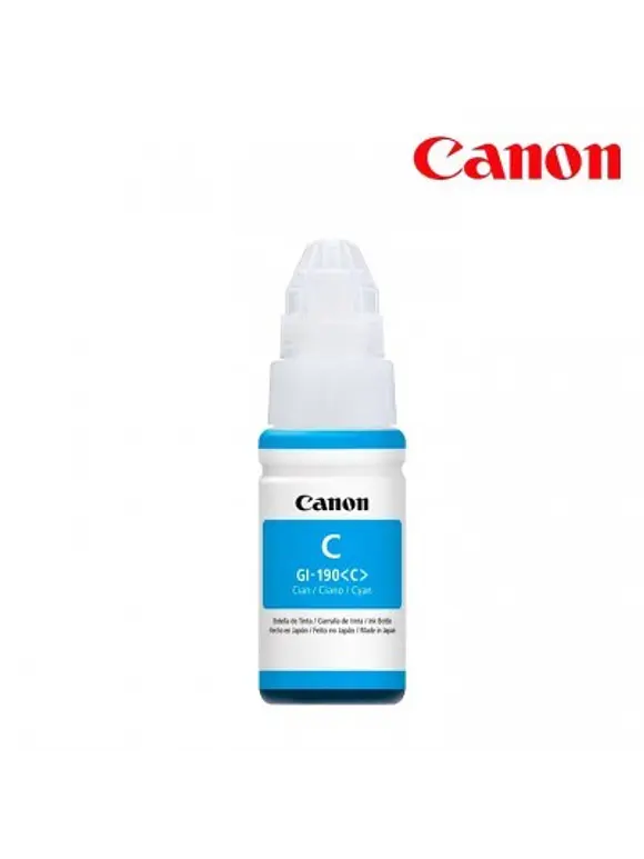 TINTA CANON GI-190 CYAN ORIGINAL 1