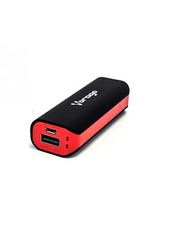 PowerBank VORAGO PB-150, Negro,Rojo, 2200 mAh 1