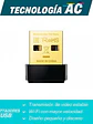 ADAPTADOR USB INALÁMBRICO AC600 TP-LINK ARCHER T2U NANO CON DOBLE BANDA DE ALTA VELOCIDAD - Miniatura 3