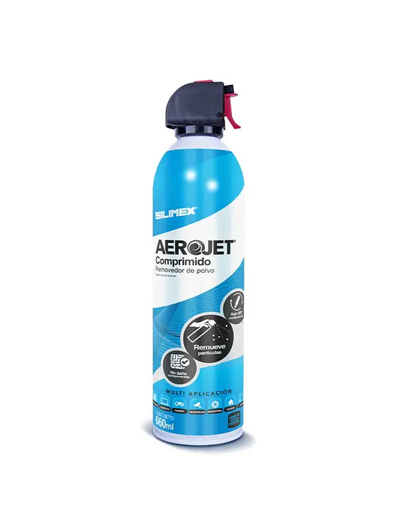 AIRE COMPRIMIDO SILIMEX AEROJET 360° REMOVEDOR DE POLVO COMPRIMIDO 660 ML 1