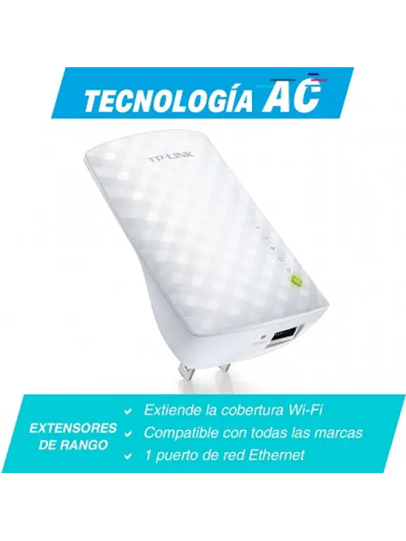Repetidor de WiFi Doble Banda AC750 TP-LINK RE200 2