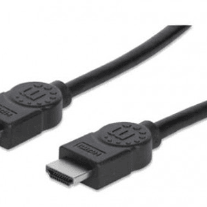 Cable HDMI 4K@30Hz MANHATTAN 306126, 3 m, Macho, Negro