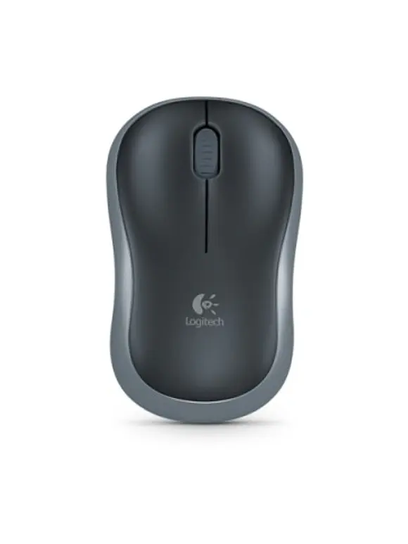 Mouse LOGITECH M185, Negro, 2 botones, RF inalámbrico, Óptico 1