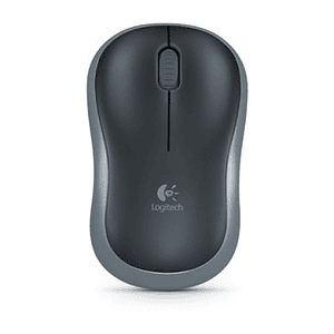 Mouse LOGITECH M185, Negro, 2 botones, RF inalámbrico, Óptico