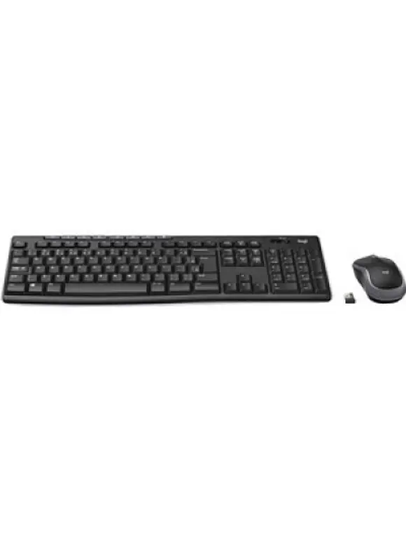 Kit de Teclado y Mouse LOGITECH MK270, Estándar, Negro, 10 m 2