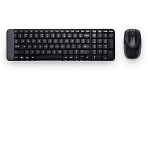 Kit de Teclado y Mouse LOGITECH MK220, Estándar, Negro, 10 m
