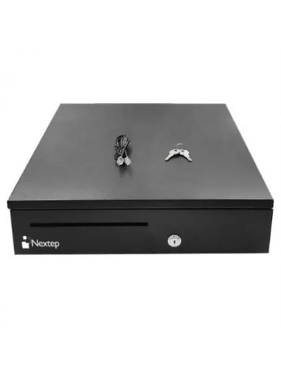 Cajón de Dinero Nextep NE-515, Negro, Acero, 8, 5 2
