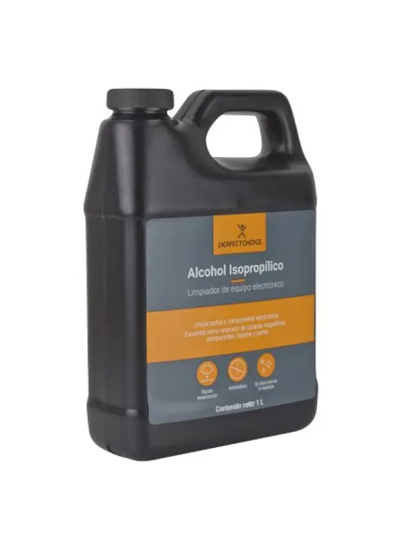 Alcohol Isopropílico PERFECT CHOICE, Componentes electrónicos 1 LITRO 1