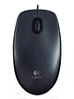 Mouse LOGITECH M90, Negro, USB, Óptico, 1000 DPI - Miniatura 3