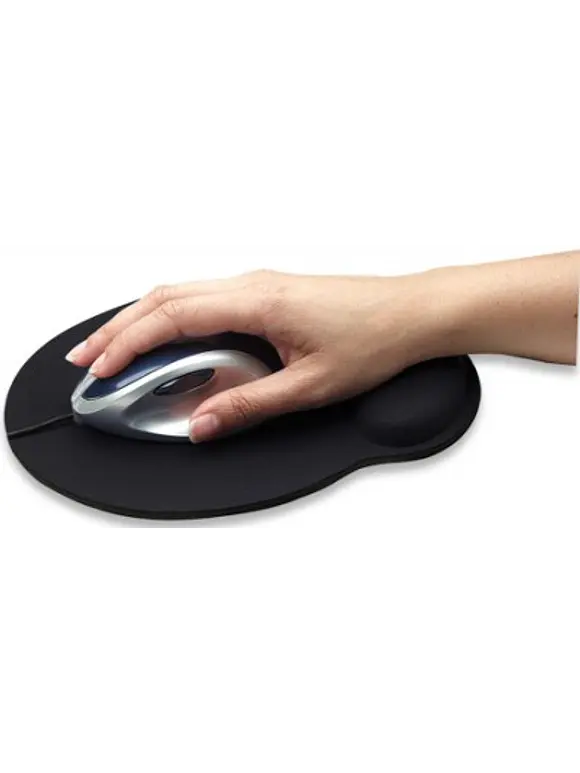 MousePad con manhattan con Descansa Muñeca, el material de gel promueve la posición adecuada de la mano y la muñeca, Color negro 1