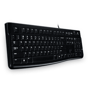 Teclado LOGITECH K120, USB, PC/server, Negro