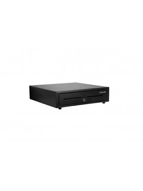 Cajón de Dinero TechZone TZBE5B8M100, Negro, 5 billetes, 8 monedas. 1