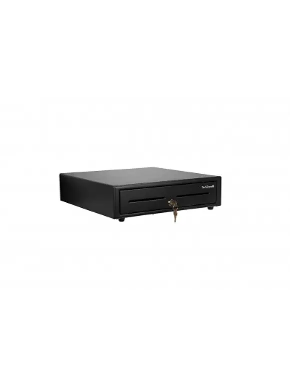 Cajón de Dinero TechZone TZBE5B8M100, Negro, 5 billetes, 8 monedas. 2