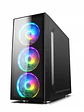 Gabinete GAMER BALAM RUSH DRAGONFLY GM320 MID Tower ATX, Micro ATX y Mini ITX Cristal Templado USB 3.0 Negro 3 VENT - Miniatura 1