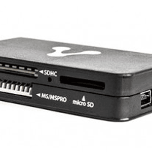 Lector de memoria SD, MICRO SD, VORAGO, 480 Mbit/s, Negro
