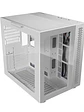 GABINETE GAMER GAME FACTOR CSG700 ATX FISHTANK, DOBLE CRISTAL, USB 3.0, S/FTE, BLANCO - Miniatura 4