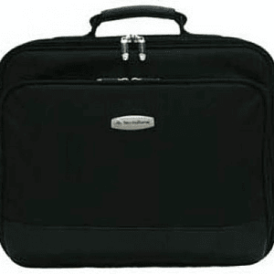 Maletín Essential TechZone, de 15.6 pulgadas con marco protector, confeccionado en nylon de alta resistencia