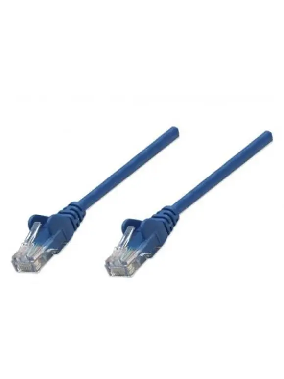 Cable de Red INTELLINET 342605 Cat6, 3 m, RJ-45, RJ-45, Macho/Macho, Azul 1