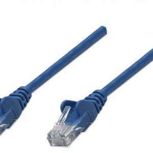Cable de Red INTELLINET 342605 Cat6, 3 m, RJ-45, RJ-45, Macho/Macho, Azul