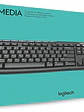 Kit de Teclado y Mouse LOGITECH MK200, Estándar, Negro, 1000 DPI, multimedia - Miniatura 1