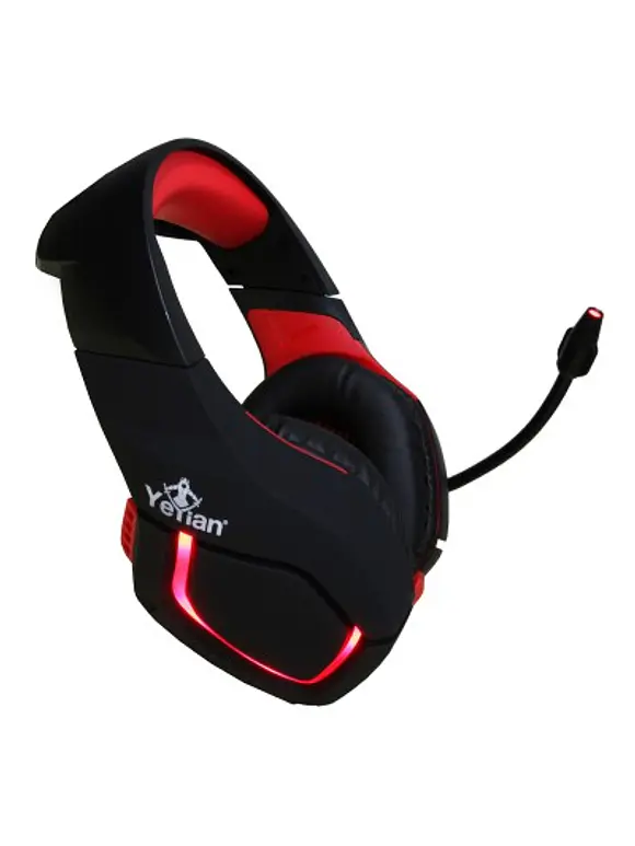 Diadema GAMER YEYIAN YDW-33402 Wicked S3000 Negro C/Rojo, USB, C/MIC 4