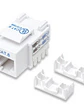 ACK RJ45 CAT6 KEYSTONE DE IMPACTO BLANCO. Para uso con cable sin blindaje (UTP) Cat6, Compatible con herramientas de ponchado 110 y Krone - Miniatura 2