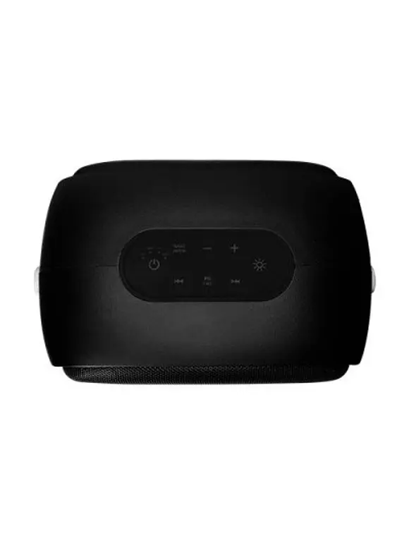 MINI BAFLE KARAOKE VORAGO KSP-455 40WATTS RECARGABLE 1 MICROFONO INALAMBRICO C/CORREAS TWS IPX5 BT 6HRS  4
