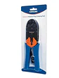 Pinza para crimpear plug modular RJ45, RJ12 y RJ11, Corta y quita el forro de cable redondo y plano. - Miniatura 2