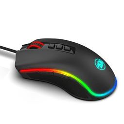 Mouse Redragon Cobra Chroma, Juego, Negro, 8 botones programables