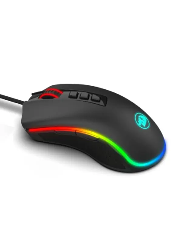 Mouse Redragon Cobra Chroma, Juego, Negro, 8 botones programables 1