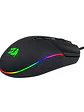 Mouse Redragon Invader, Juego, Negro, 8 botones programables, rgb - Miniatura 3