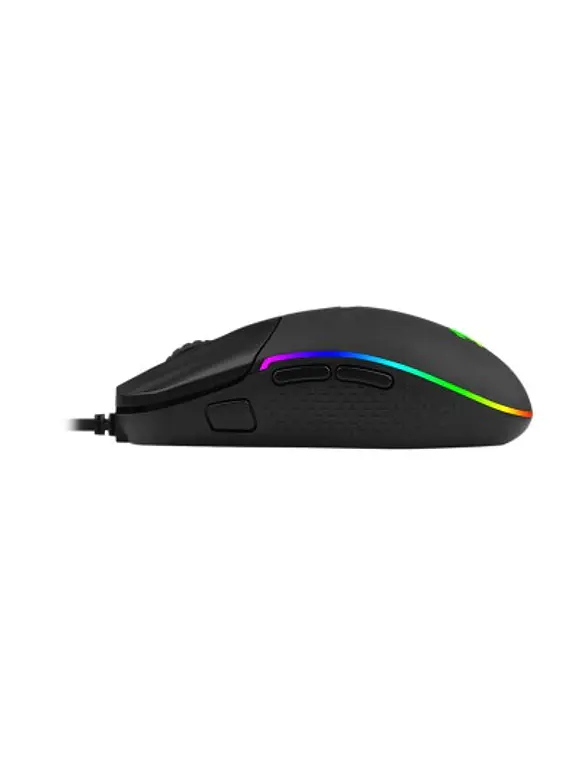 Mouse Redragon Invader, Juego, Negro, 8 botones programables, rgb 4