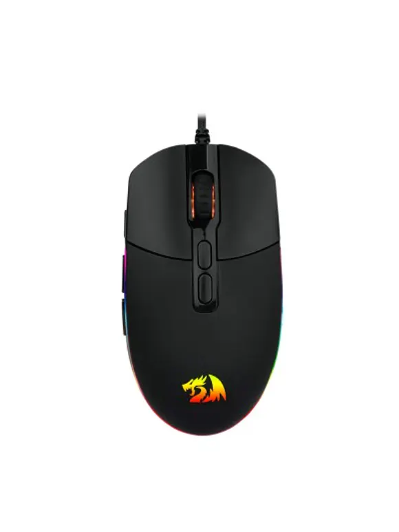 Mouse Redragon Invader, Juego, Negro, 8 botones programables, rgb 1