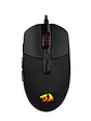 Mouse Redragon Invader, Juego, Negro, 8 botones programables, rgb - Miniatura 1