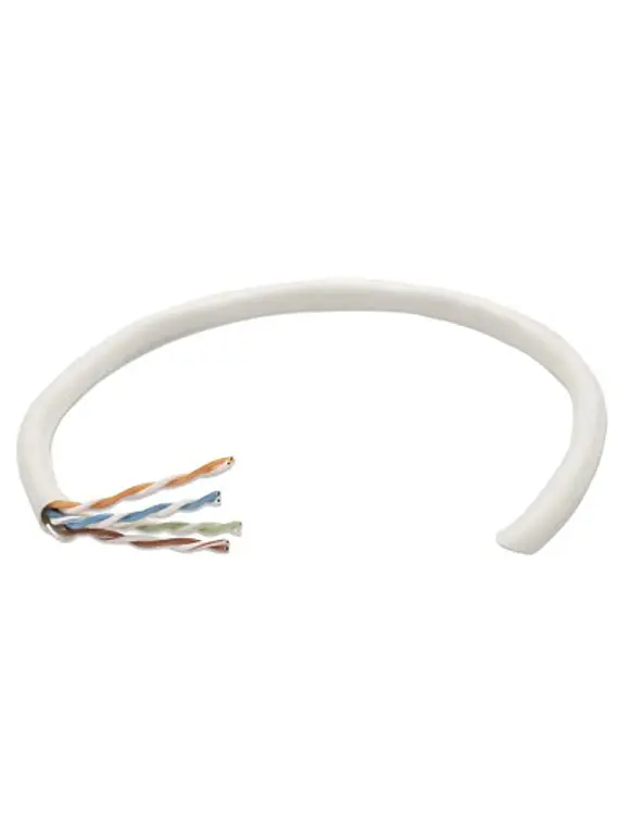 BOBINA CABLE UTP DE RED CAT6 CCA ROLLO 305M SOLIDA GRIS,Aluminio con recubrimiento de Cobre (CCA) Trenzado Sin Blindaje 2