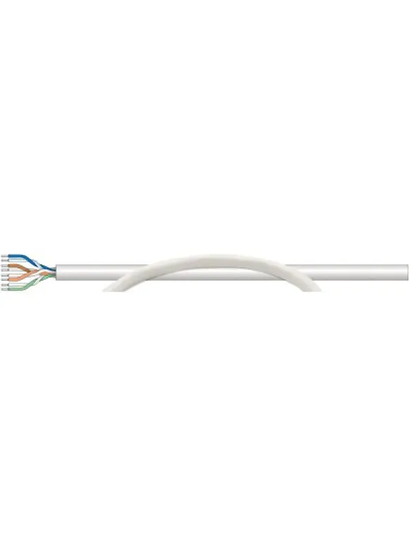 BOBINA CABLE UTP DE RED CAT6 CCA ROLLO 305M SOLIDA GRIS,Aluminio con recubrimiento de Cobre (CCA) Trenzado Sin Blindaje 3