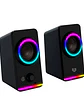 Bocinas 2.0 Gamer Glimm Style BG565 Balam Rush Conexión Bluetooth/Auxiliar, Controlador Touch, iluminación LED 3 modos, 10w RMS - Miniatura 1